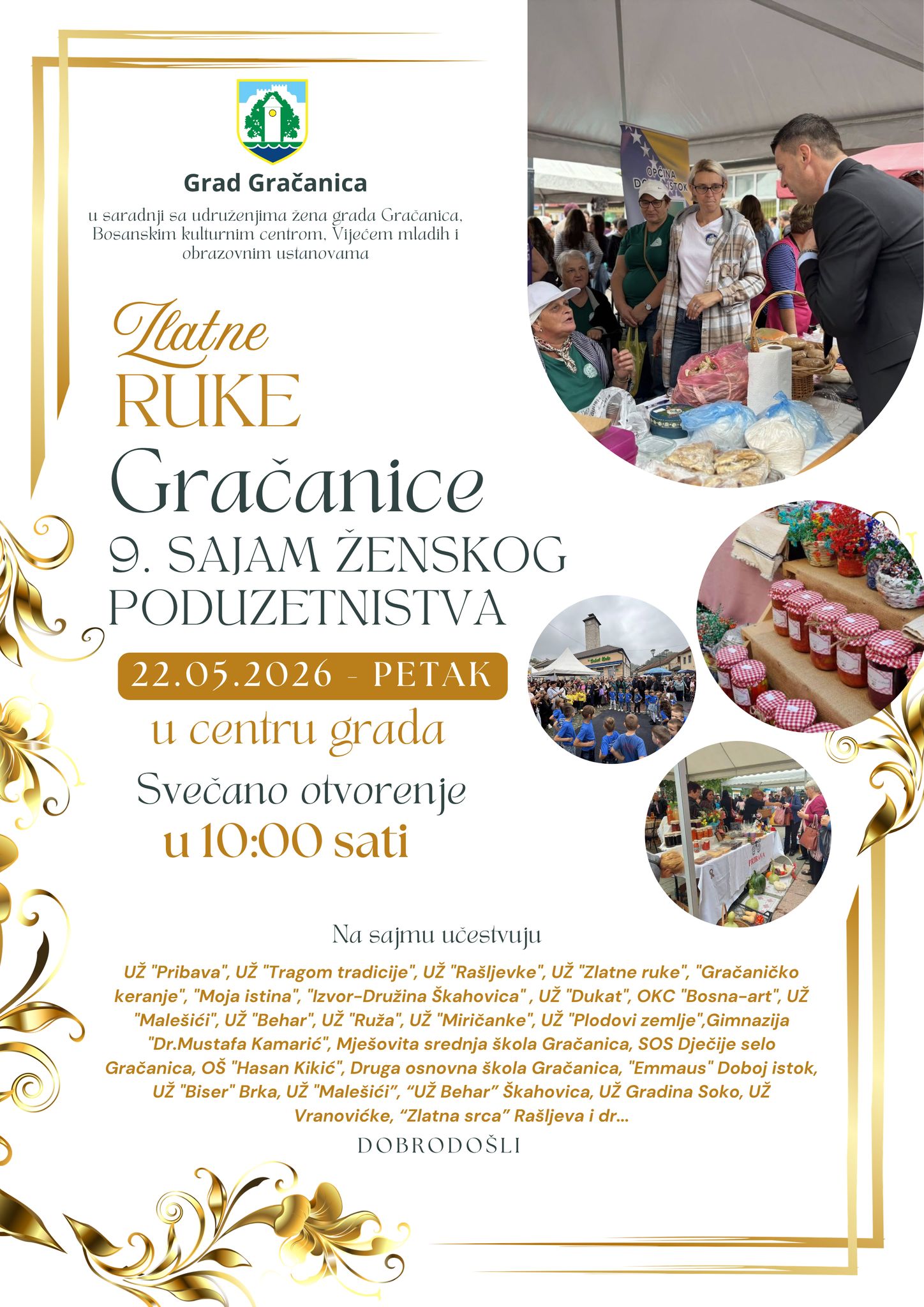 9. 𝐒𝐚𝐣𝐚𝐦 ž𝐞𝐧𝐬𝐤𝐨𝐠 𝐩𝐨𝐝𝐮𝐳𝐞𝐭𝐧𝐢š𝐭𝐯𝐚 „𝐙𝐥𝐚𝐭𝐧𝐞 𝐫𝐮𝐤𝐞 𝐆𝐫𝐚č𝐚𝐧𝐢𝐜𝐞